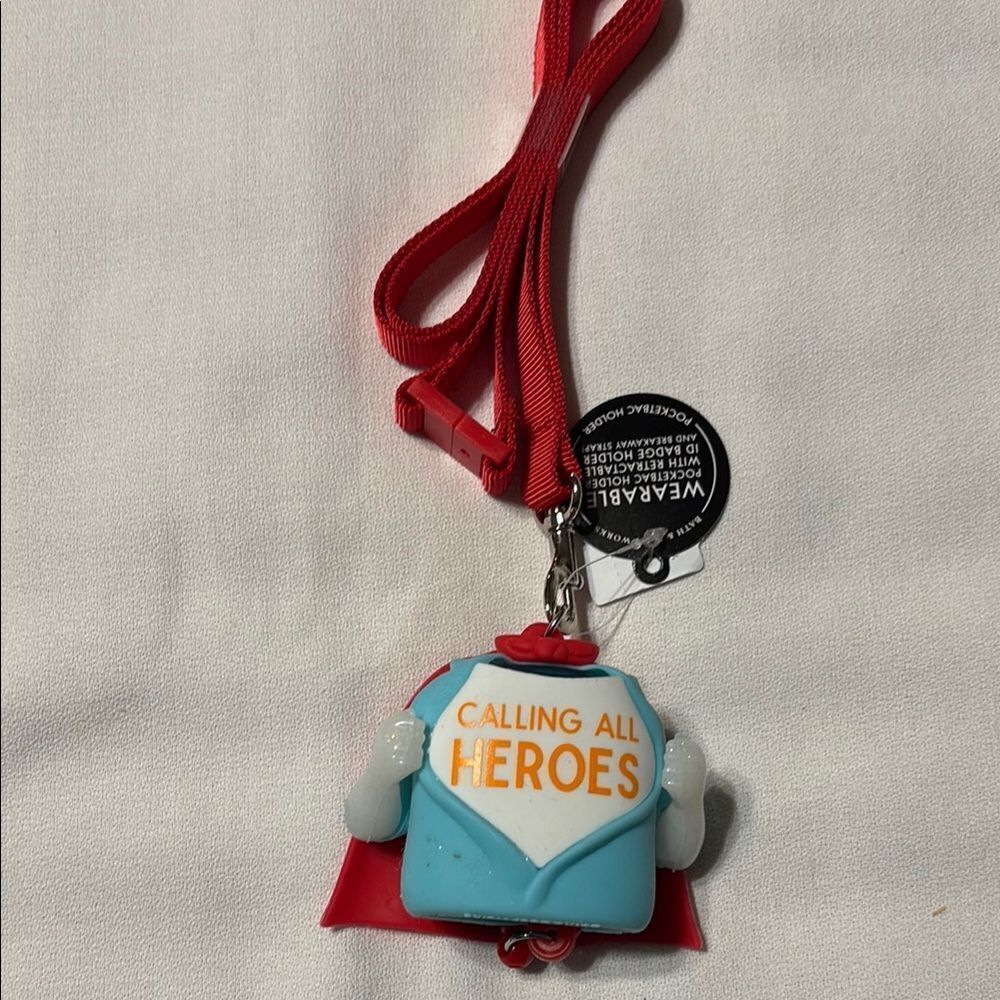 Calling All Heroes PocketBac Holder w/Retractable ID Badge Holder & Breakaway St